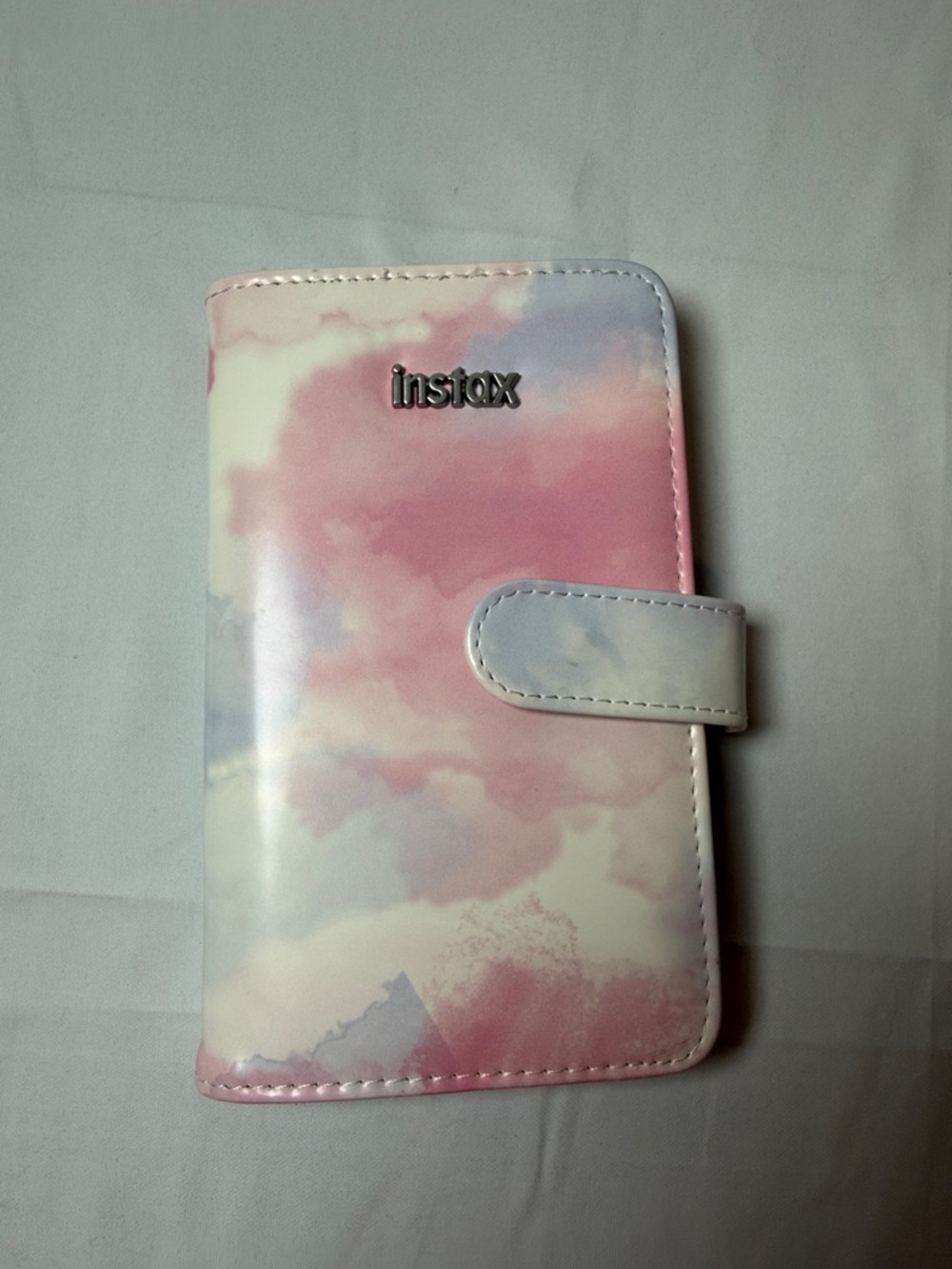 Instax Pastel Pink & Cream Cloud Photo Wallet